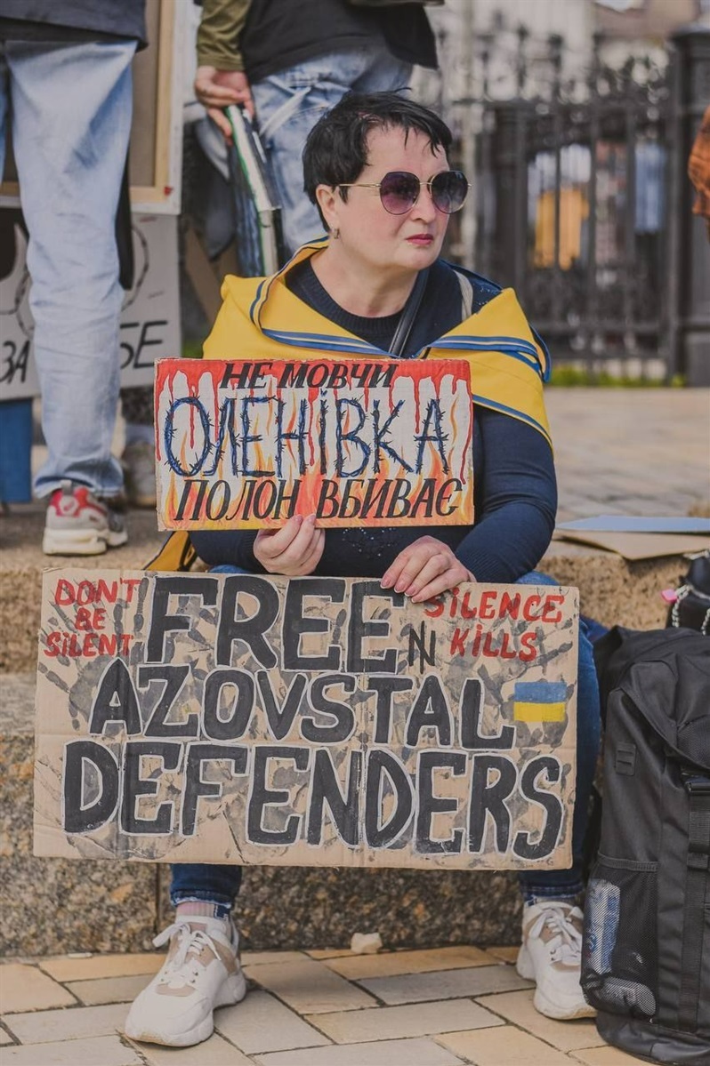 Ірина Пелехата постійно ходить на акції в підтримку полонених