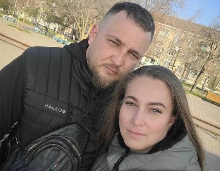 Наталя Гаврилова разом із чоловіком