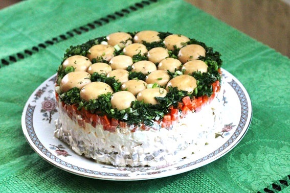 Салат Грибная поляна