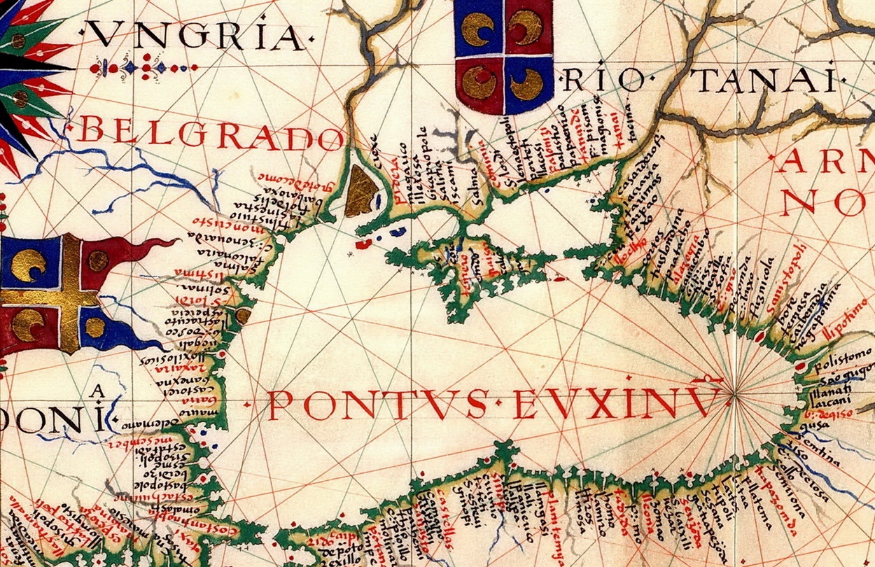 Итальянский портолан вторая половина XVI в.