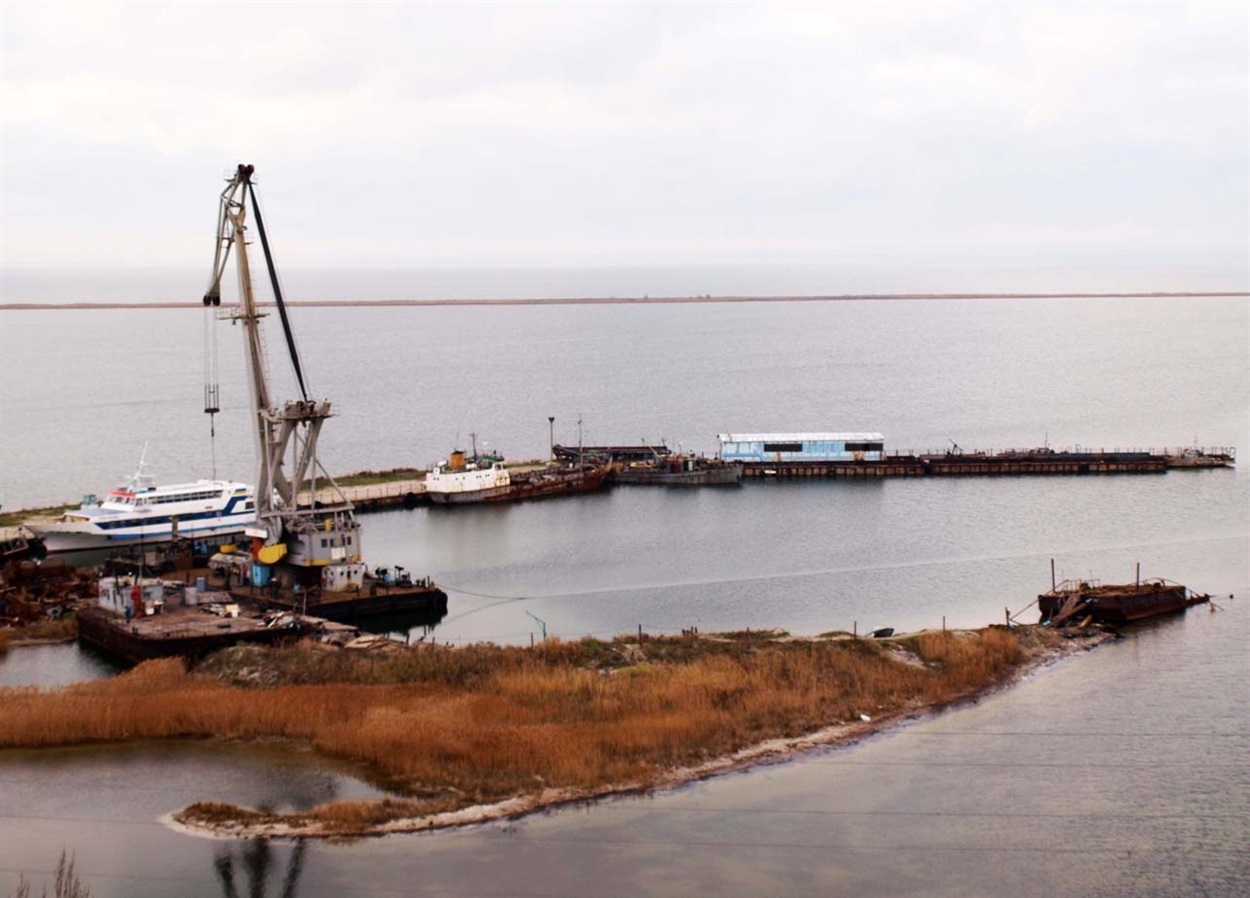 Причал. Средняя коса