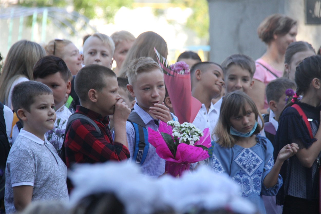 Багатолюдно сьогодні було й в школі №9