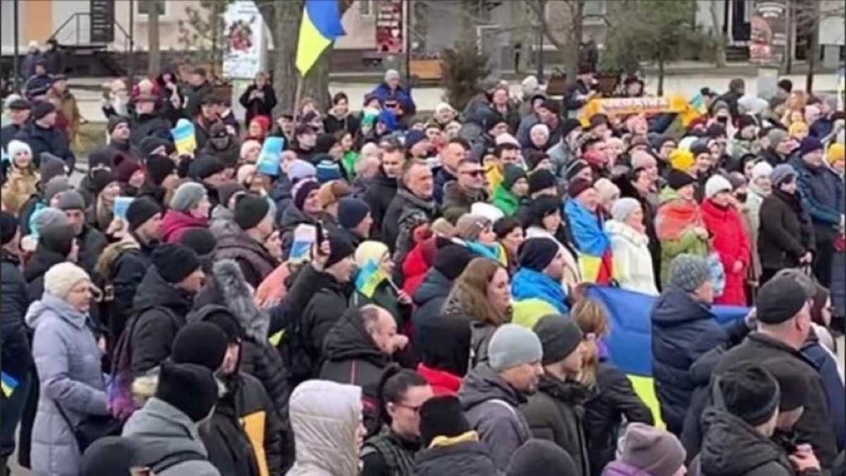 Мирний мітинг у Бердянську