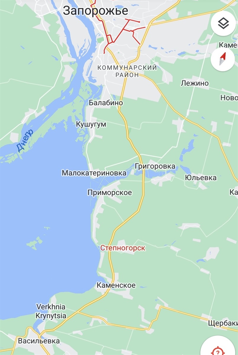 Колона машин не змогла дістатися Кам'янського