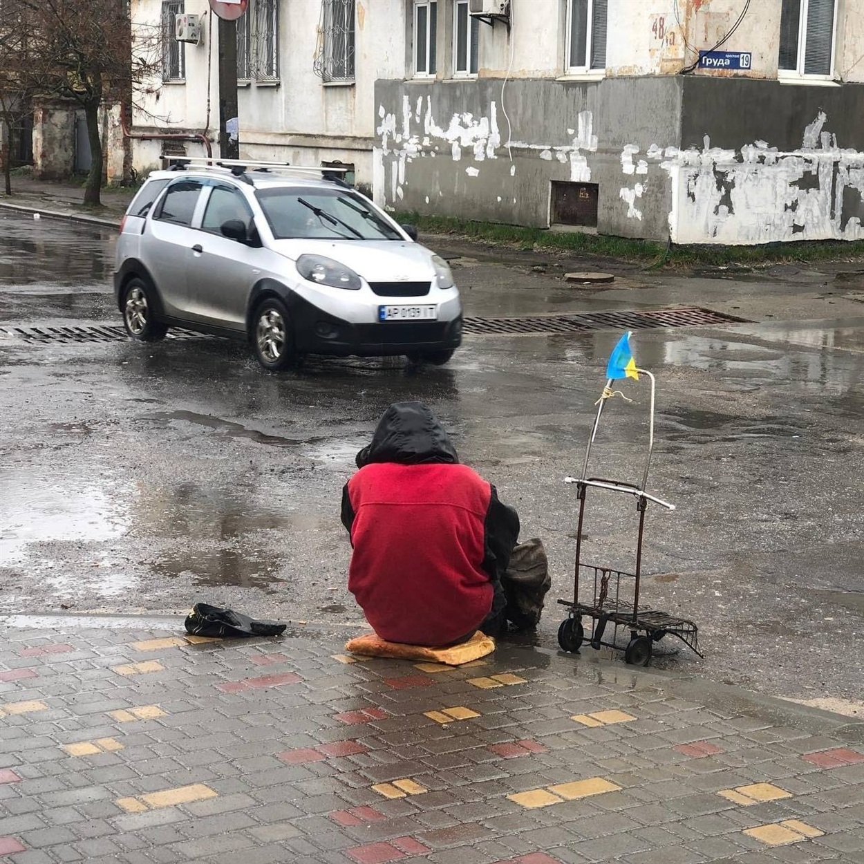 В перші дні окупації у Бердянську