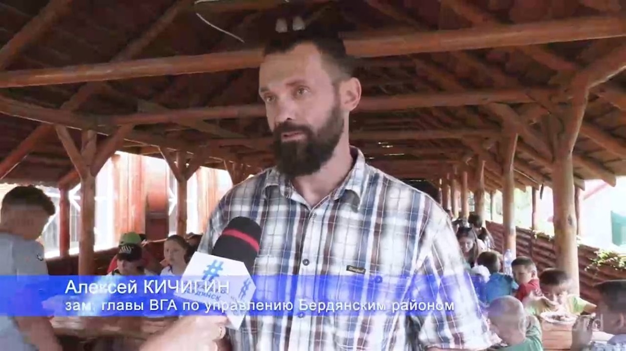 Стоп-кадр сюжету, що виходив на каналах пропагандистів