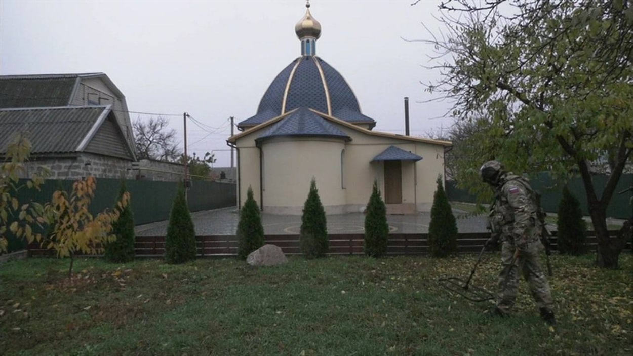 Обшук в церкві Різдва Богородиці у Бердянську