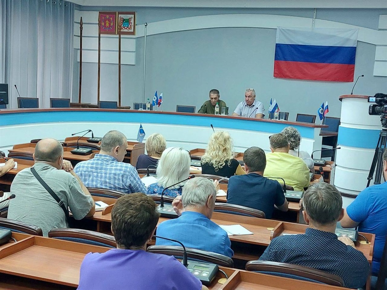 Засідання громадської ради в окупаційній ВГА Бердянська