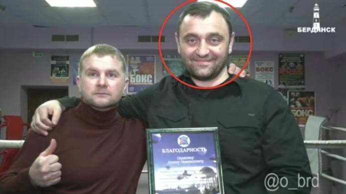 Армен Саркісян разом з бердянським тренером з боксу Костянтином Коробовим