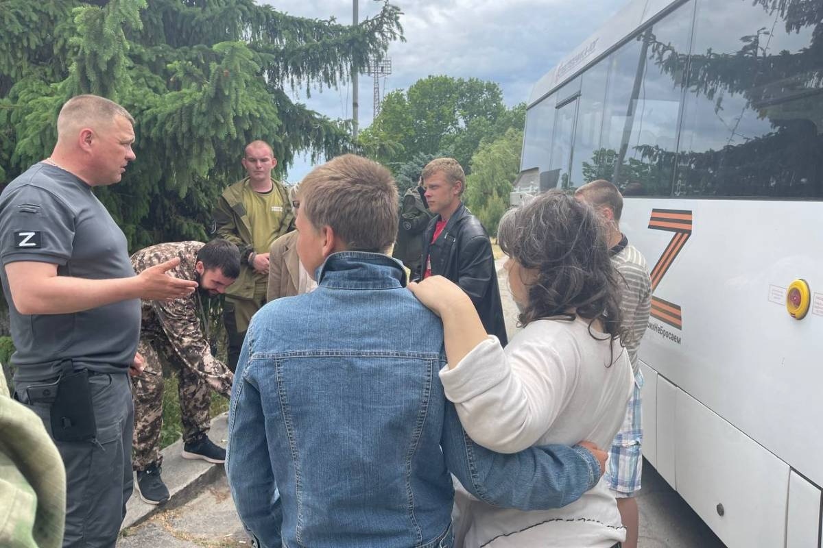 Евакуація під час відступу російських військ в Херсонській області