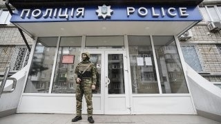 Бердянський відділок поліції, захоплений росіянами