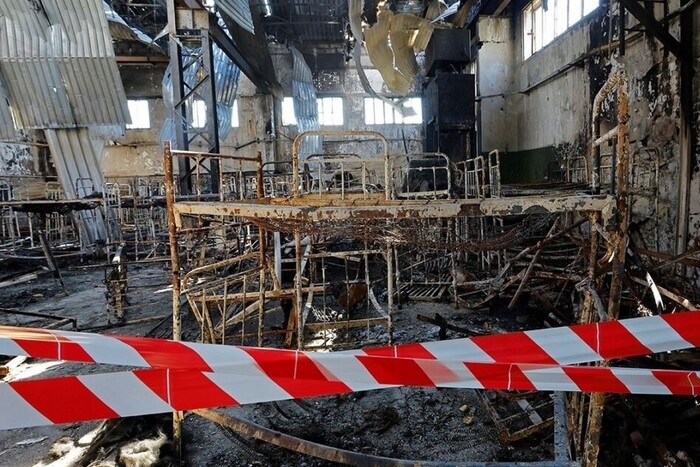Барак в Оленівській колонії, де загинули українські військовополонені