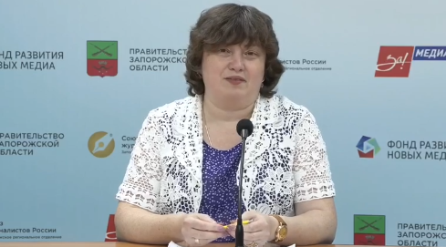 Псевдоміністр освіти окупованої Запорізької областї Олена Шапурова