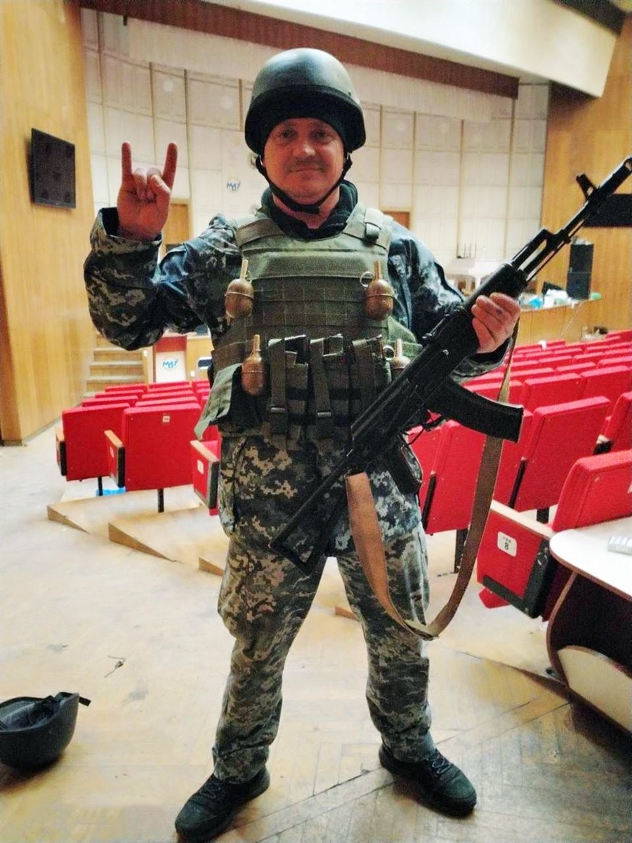 Олександр під час повномасштабної війни, лютий 2022 року