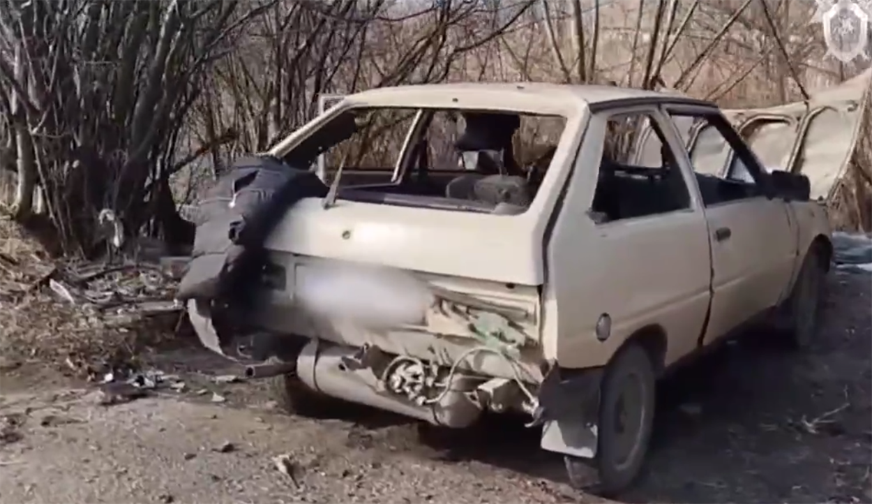 Автівка, яку було підірвано у Бердянську