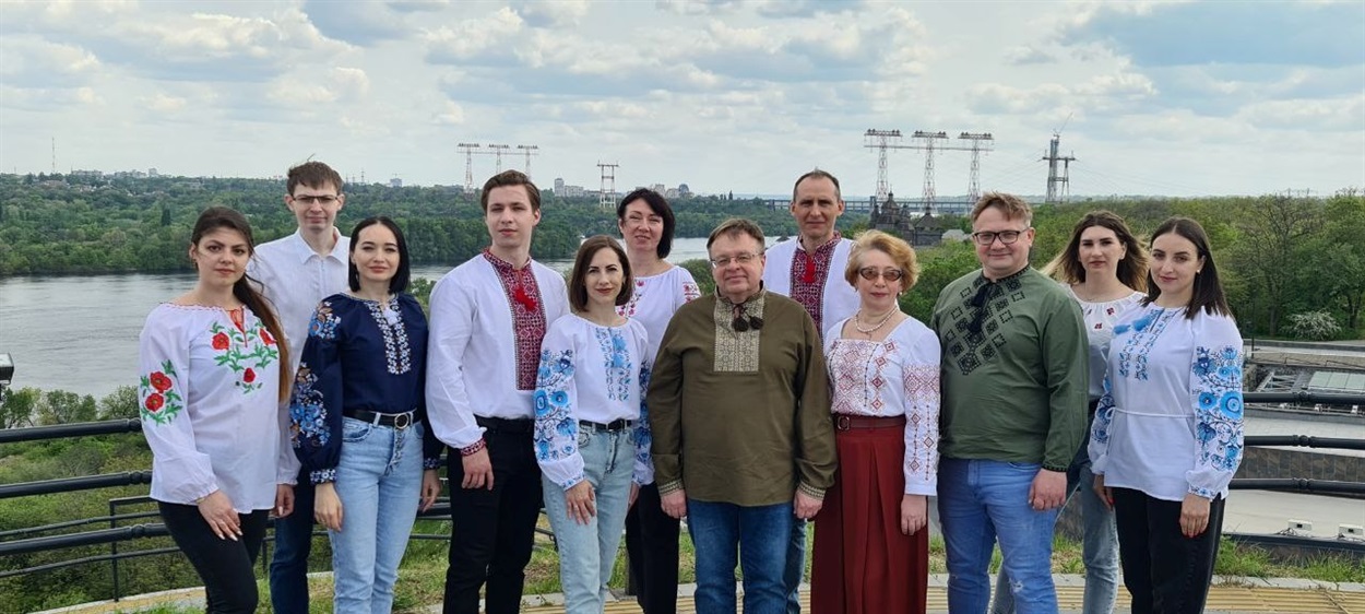 Частина викладачів БДПУ у Запоріжжі, куди університет було евакуйовано у 2022 році