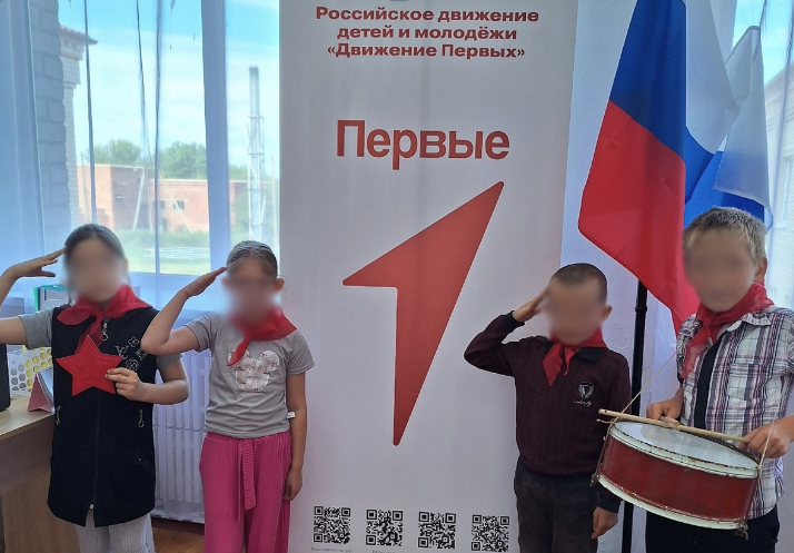 Пропагандистський захід у Новоалексіївській школі