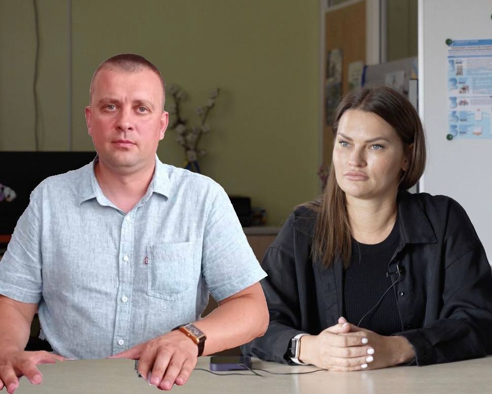 Вікторія Галіціна  та її заступник Олександр Пасічник