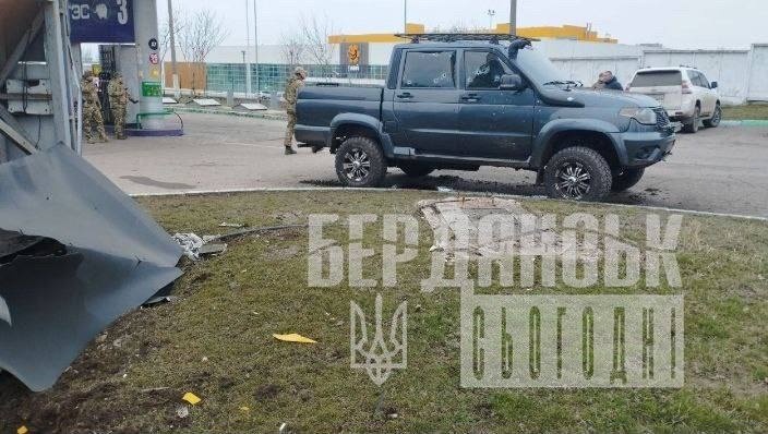 Наслідки вибуху на заправці на Східному проспекті