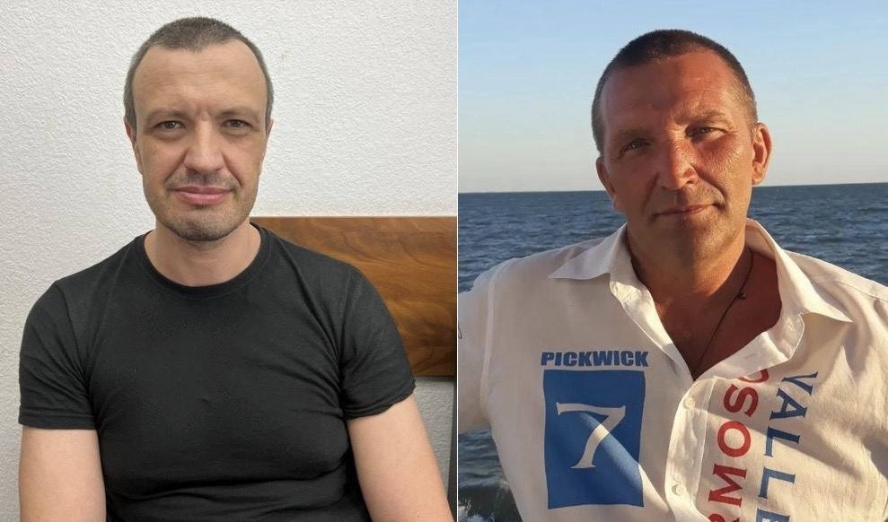 Віталій Расторгуєв та Володимир Кривцун, яких ув'язнили окупанти
