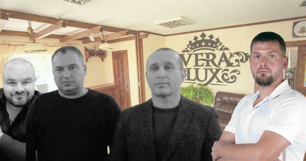 Дмитра Бакая (зправа) підлозрюють у злочинних зв'язках з особами, які співпрацюють з окупантами у Бердянську. На фото: директор ТОВ «Бердянські ковбаси» Єгор Толок, депутат міської ради Сергій Путря, власник м'ясокомбінату Геннадій Бабаян