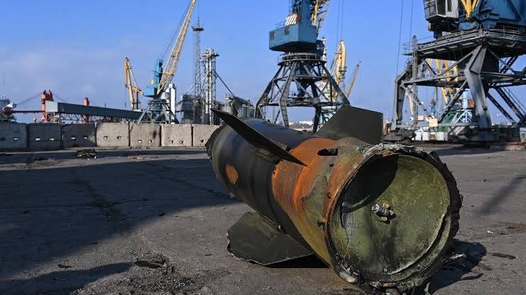 Наслідки атаки на розташування окупантів у Бердянському потру
