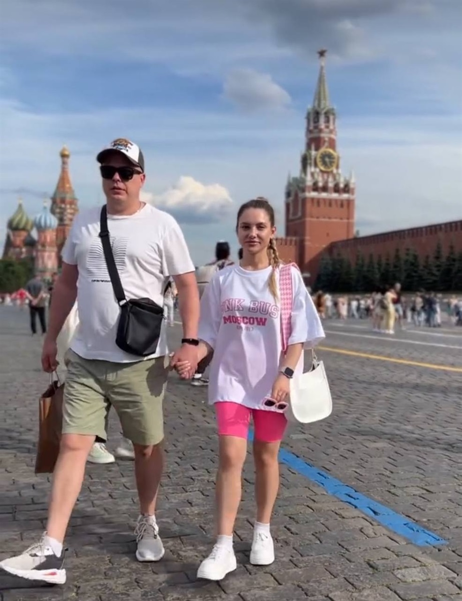 Марина та Павло Ашифіни у Москві після переходу на бік ворога 