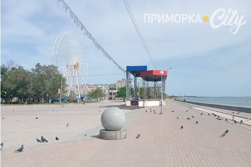 Так навесні 2025 року виглядає центр тимчасово окупованого Бердянська