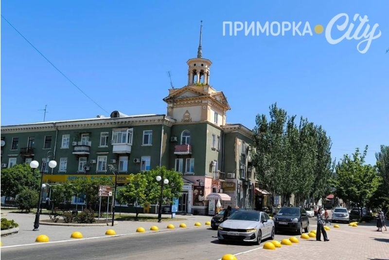 Азовський проспект у тимчасово окупованому Бердянську