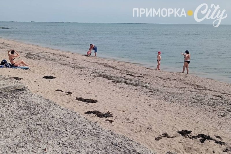 Набережна та центральний пляж в тимчасово окупованому Бердянську