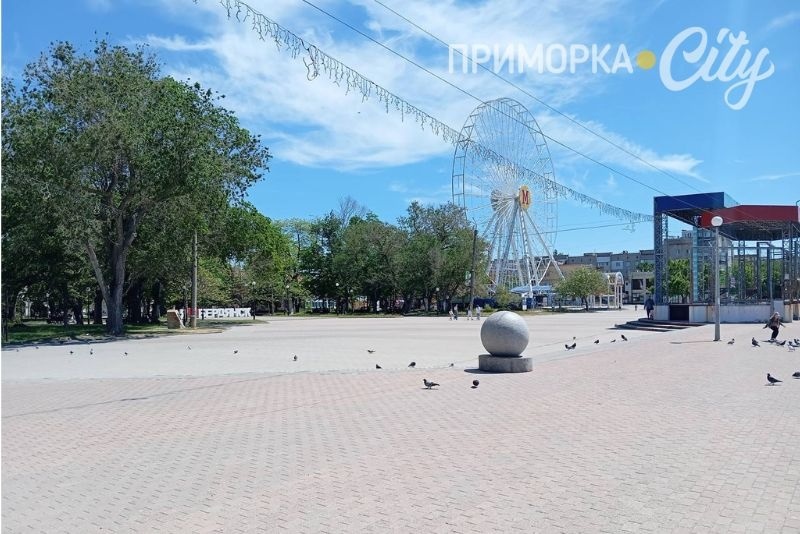 Так навесні 2025 року виглядає центр тимчасово окупованого Бердянська
